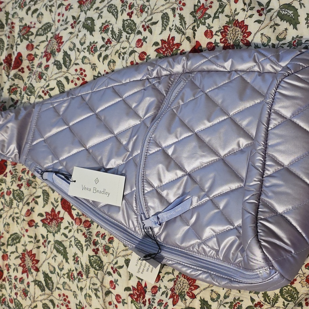 Vera Bradley Lavender Pearl Ultralight Essential Sling Backpack - NWT - Picture 16 of 16